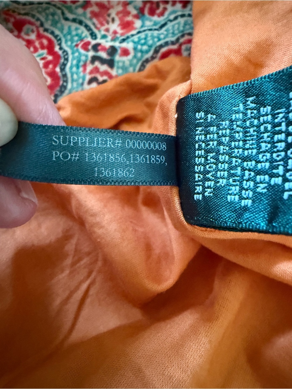 Ralph Lauren Bohemian Orange & Pink Printed Maxi Skirt - Picture 5 of 7